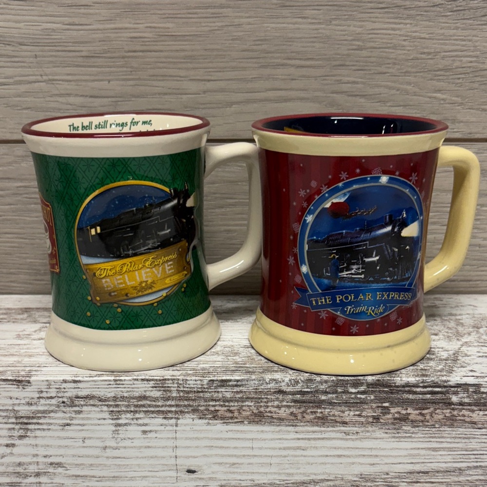 Polar Express ‘Believe’ Christmas Mugs